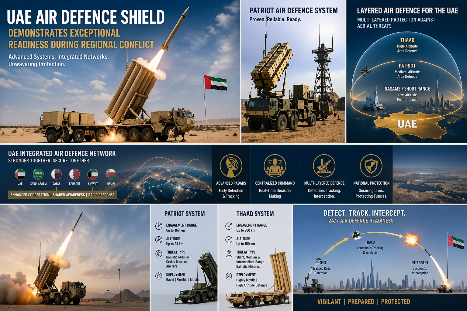 UAE Air Defence Shield Demonstrates Exceptional Readiness During Regional Conflict