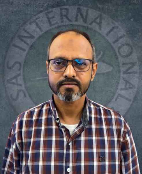 Portrait of Sq Ldr Shabbir Hassan
